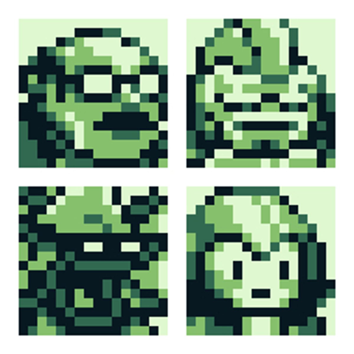 Cuadraditos de 16x16 y 4 colores dan para mucho.