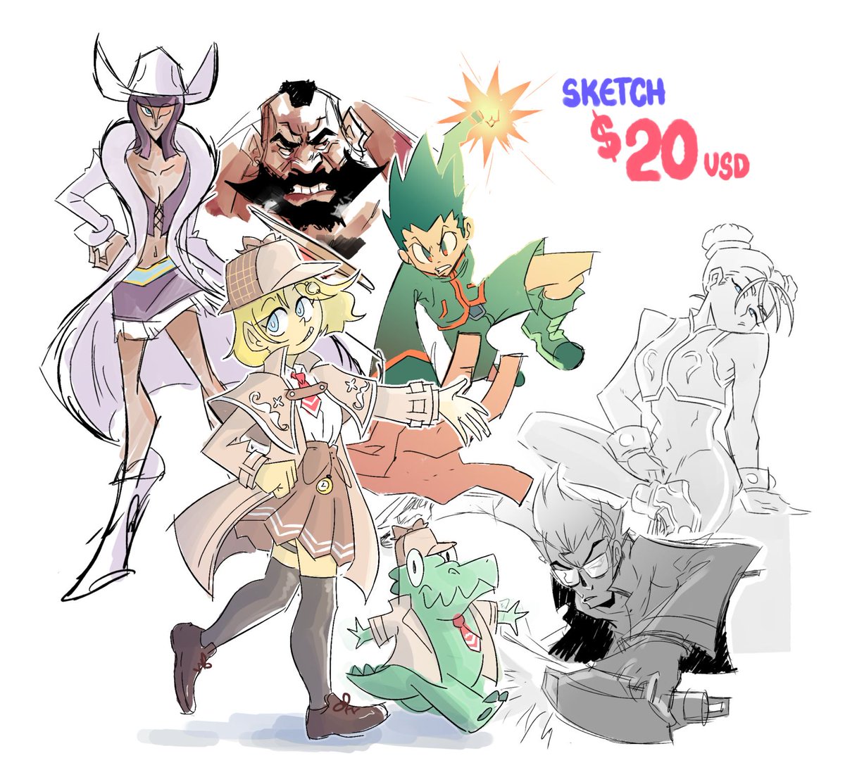 Gotta pay off my student loans - so going to open these up! Would appreciate any support if you can.

❗️ DM me or email me (theSepulchrArt@gmail.com) for any requests or questions
❗️ Prices are in USD, payment via Paypal