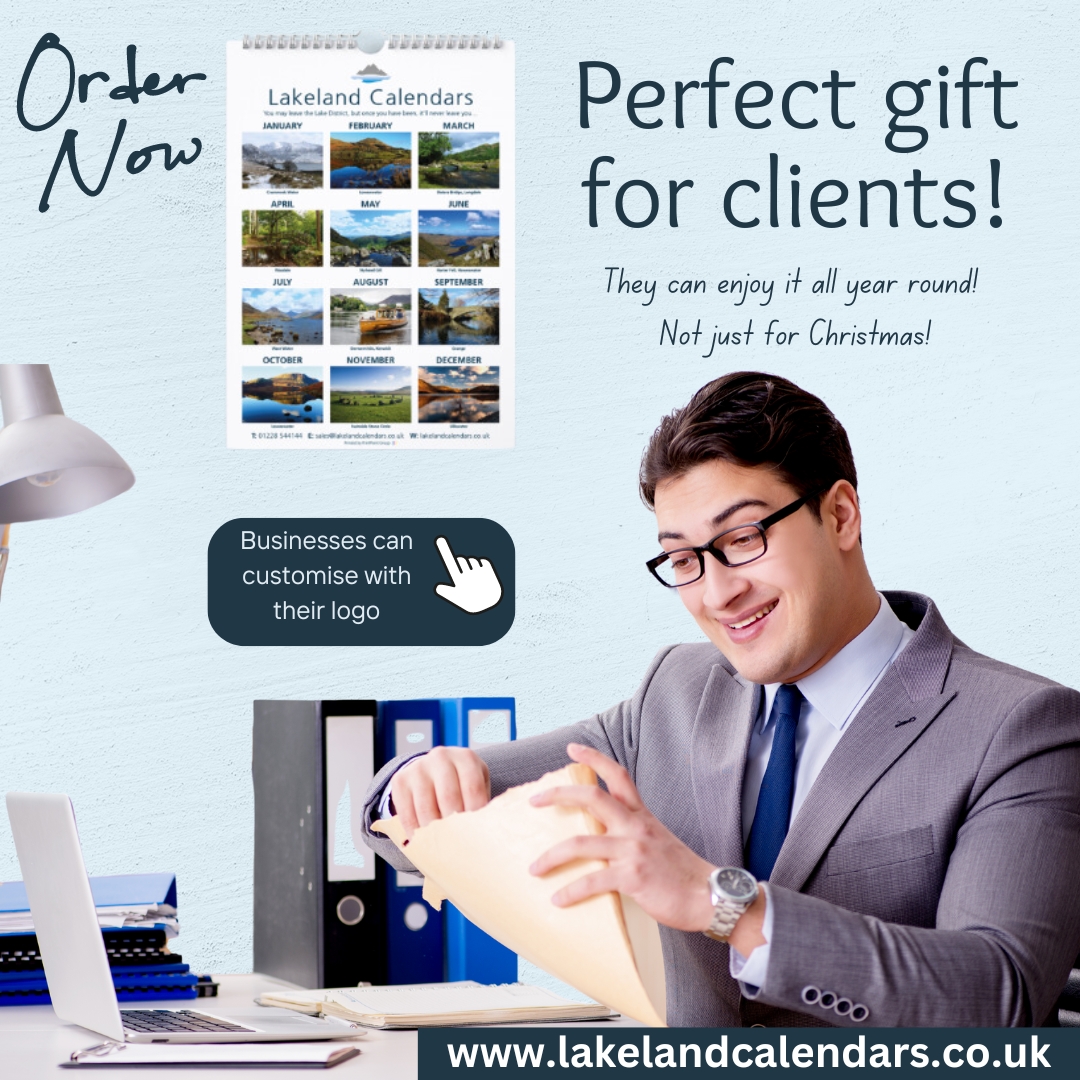 LakelndCalendar's tweet photo. 🎁 Looking for the perfect gift for your clients? Look no further!

Our calendars are a thoughtful and practical gift they can enjoy all year round, not just for Christmas! 🎄✨

Order now https://t.co/2dUdEyvzz8

#ClientGifts #LakeDistrictCalendar #LakeDistrict #UKShipping https://t.co/Vh26vIrwkb