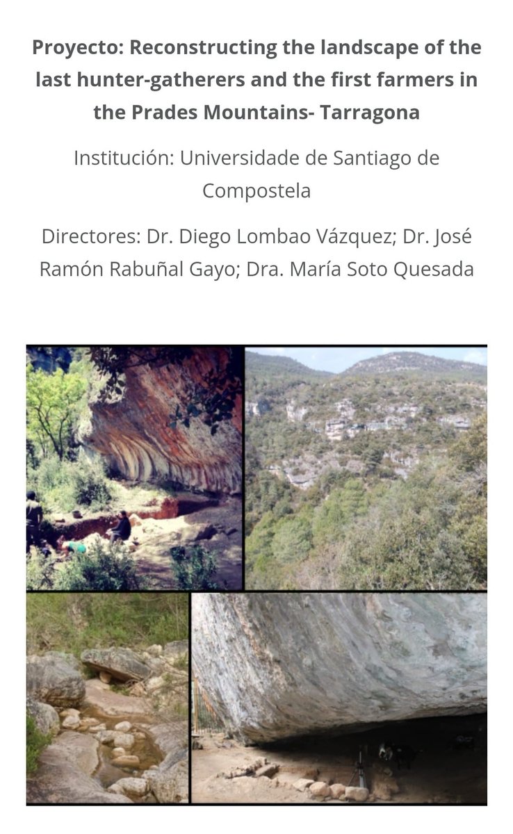 Diego Lombao (@diegolombinski) on Twitter photo 🚨🚨¡Gracias a la <a href="/FundacionPalarq/">Fundación Palarq</a> podremos trabajar en la reconstrucción del paisaje de las montañas de Prades y su evolución desde los últimos cazadores-recolectores hasta los primeros agricultores!🌿⛏️ <a href="/UniversidadeUSC/">USC</a> <a href="/Madrid_IAS/">MIAS - Madrid Institute for Advanced Study</a> <a href="/Paleofebro/">PaleoFebró</a> <a href="/iphes/">IPHES-CERCA</a> 🚨🚨¡Gracias a la <a href="/FundacionPalarq/">Fundación Palarq</a> podremos trabajar en la reconstrucción del paisaje de las montañas de Prades y su evolución desde los últimos cazadores-recolectores hasta los primeros agricultores!🌿⛏️ <a href="/UniversidadeUSC/">USC</a> <a href="/Madrid_IAS/">MIAS - Madrid Institute for Advanced Study</a> <a href="/Paleofebro/">PaleoFebró</a> <a href="/iphes/">IPHES-CERCA</a>