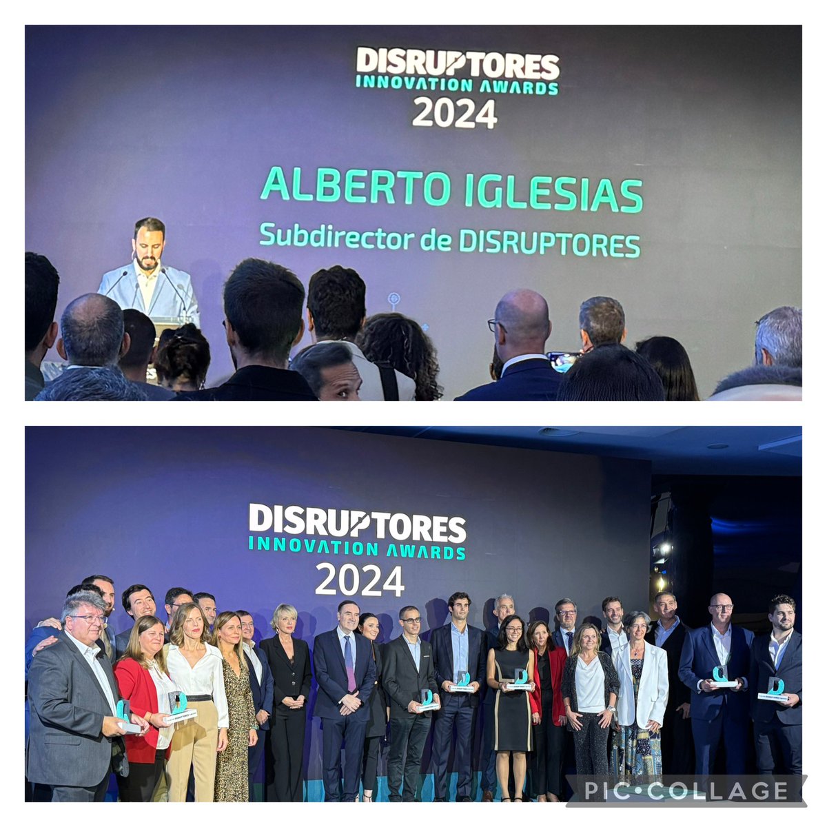 Acompañando, uno año más, a <a href="/aiglesiasfraga/">Alberto Iglesias Fraga</a> y a  <a href="/NoeliaHn/">Noelia Hernández Nieto</a>  en los #Innovationawards2024. ¡Enhorabuena a los premiados!