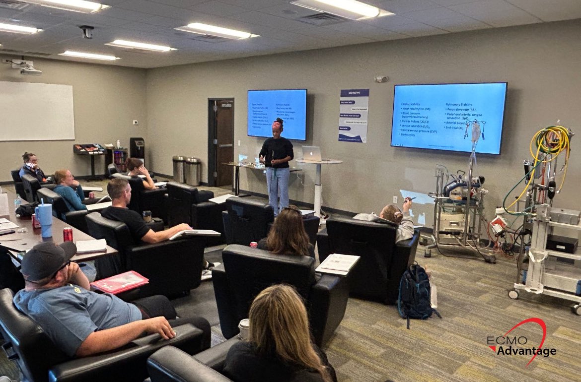 ECMOAdvantage's tweet photo. 🌟 For Physical and Occupational Therapists working with ICU patients on ECMO, understanding the physiology and equipment is key to providing optimal care! 🌟 

📸: Pictures from day 1 of our ECMO Collaborative Care &amp; Mobilization Simulation course 
#ecmo https://t.co/u1GRFBNECF