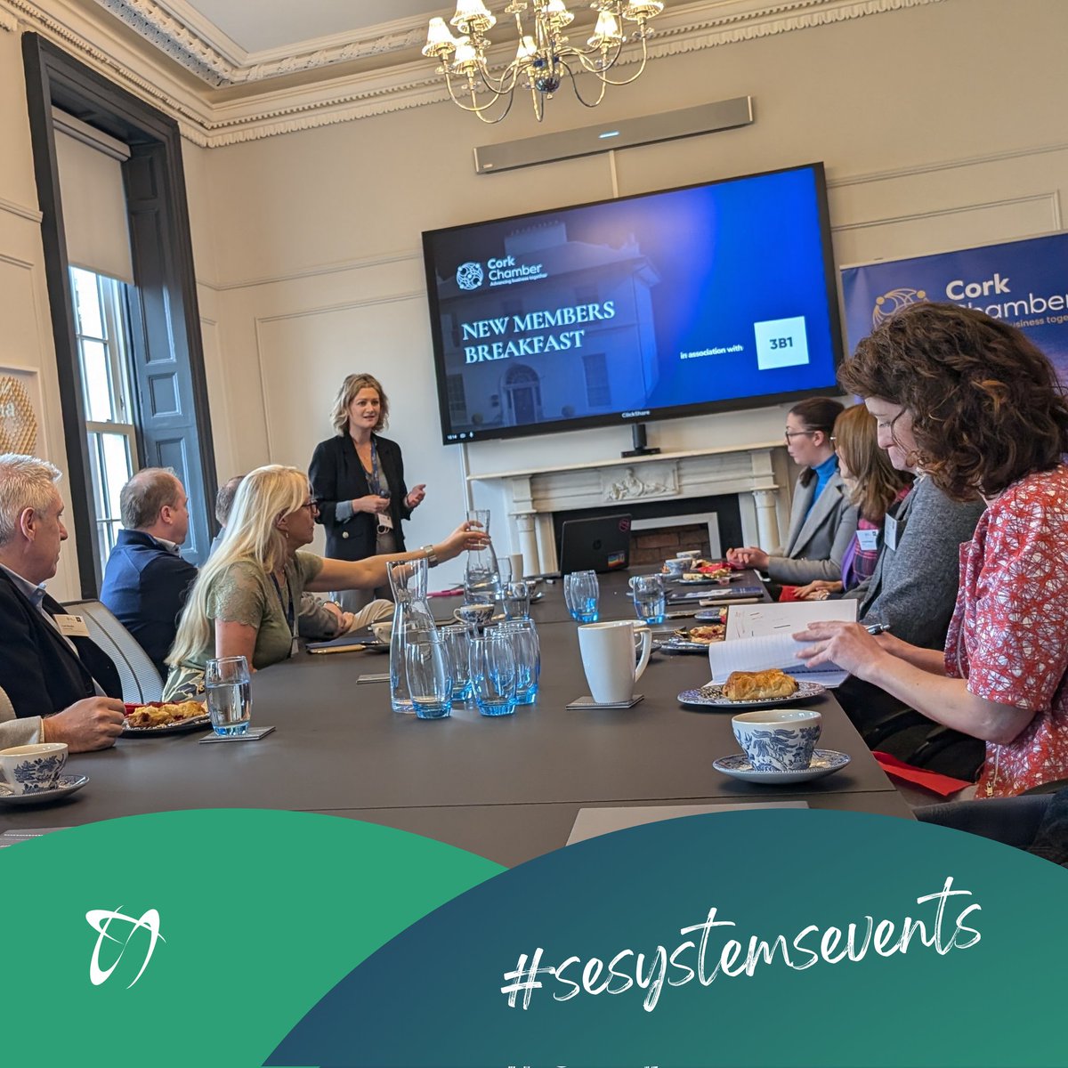 SE Systems is delighted to announce our membership with <a href="/CorkChamber/">Cork Chamber</a>! 🎉 
 
<a href="/cait_courtney/">Caitriona Courtney</a>, our Comms. &amp; Community Coordinator attended the recent event for new members, where we explored the valuable resources the Chamber offers, &amp; connected with other businesses. 

#CorkChamber