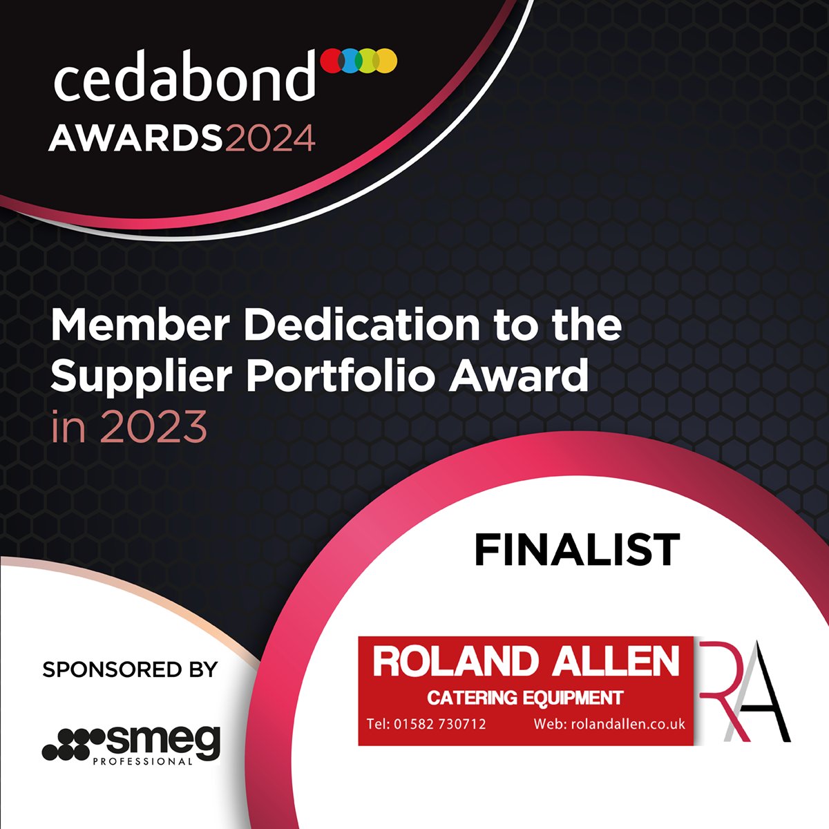 Our award for Member Dedication to the Supplier Portfolio in 2023 is sponsored by Smeg Professional

Our finalists are: <a href="/ascotwholesale/">Ascot Wholesale</a>, Dentons Catering Equipment and <a href="/RolandAllenLTD/">Roland Allen Catering Equipment</a>

And our winner is.......

#cedabondshowcase24