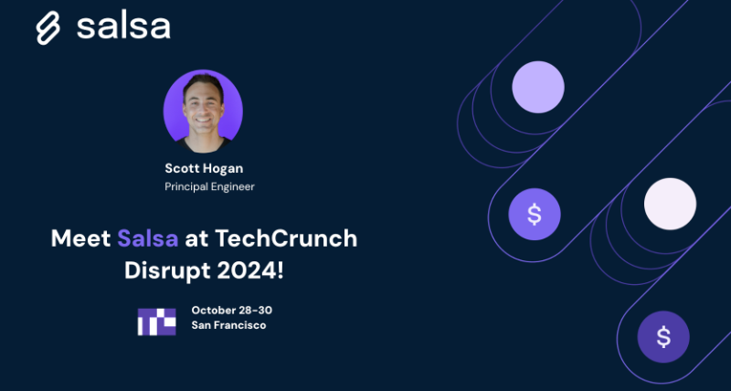 salsa_dev's tweet image. Salsa is excited to attend TechCrunch Disrupt &apos;24 from October 28-30 in SF! 

If you&apos;ll be there, we&apos;d love to meet up! Schedule time with Salsa here: calendly.com/d/ckqn-f2d-ztj… 

#Fintech #EmbeddedPayroll #FutureOfWork
