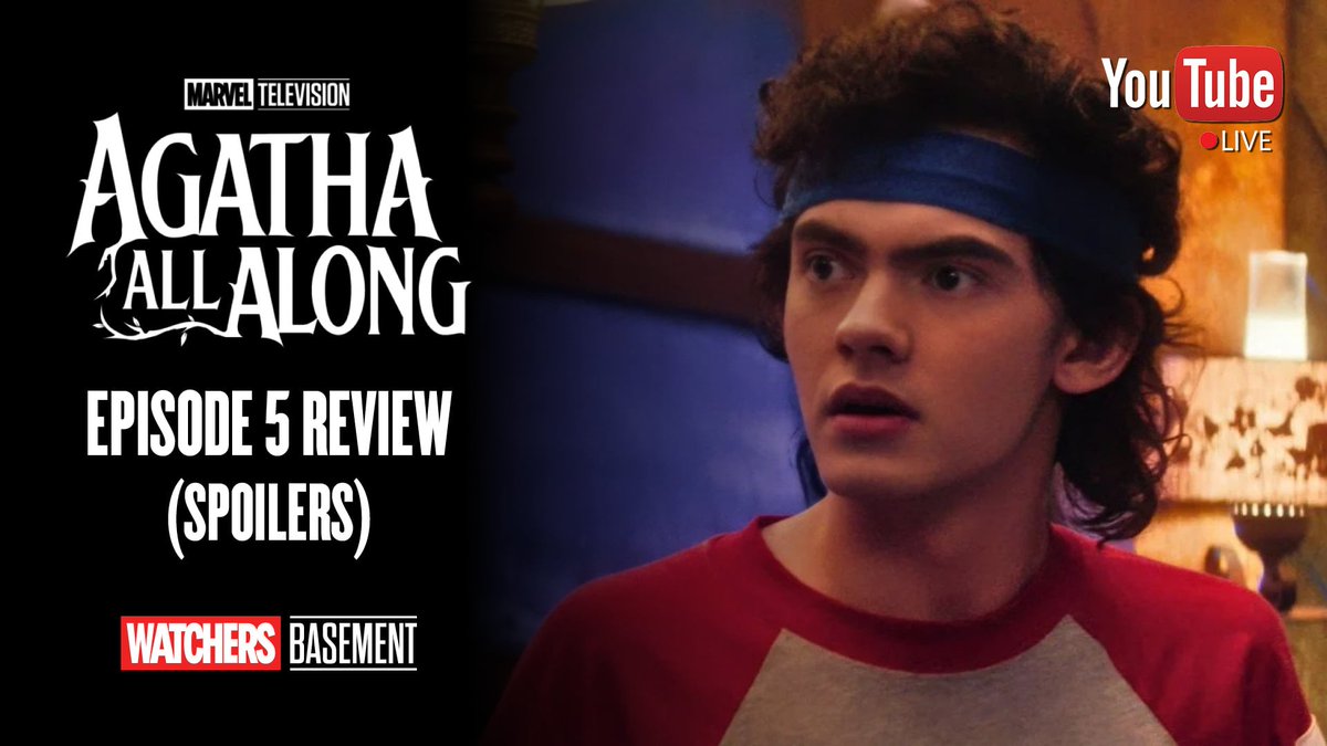 WatchBasement's tweet photo. A secret identity is revealed as Agatha and her coven face their most treacherous trial yet on The Witches’ Road. Join The Watchers TONIGHT at 7:30 p.m. CT as we break down “Darkest Hour, Wake Thy Power.” #AgathaAllAlong 

Subscribe and join the live chat: https://t.co/vYnA4HOvt2 https://t.co/c0Pb7RRc4E