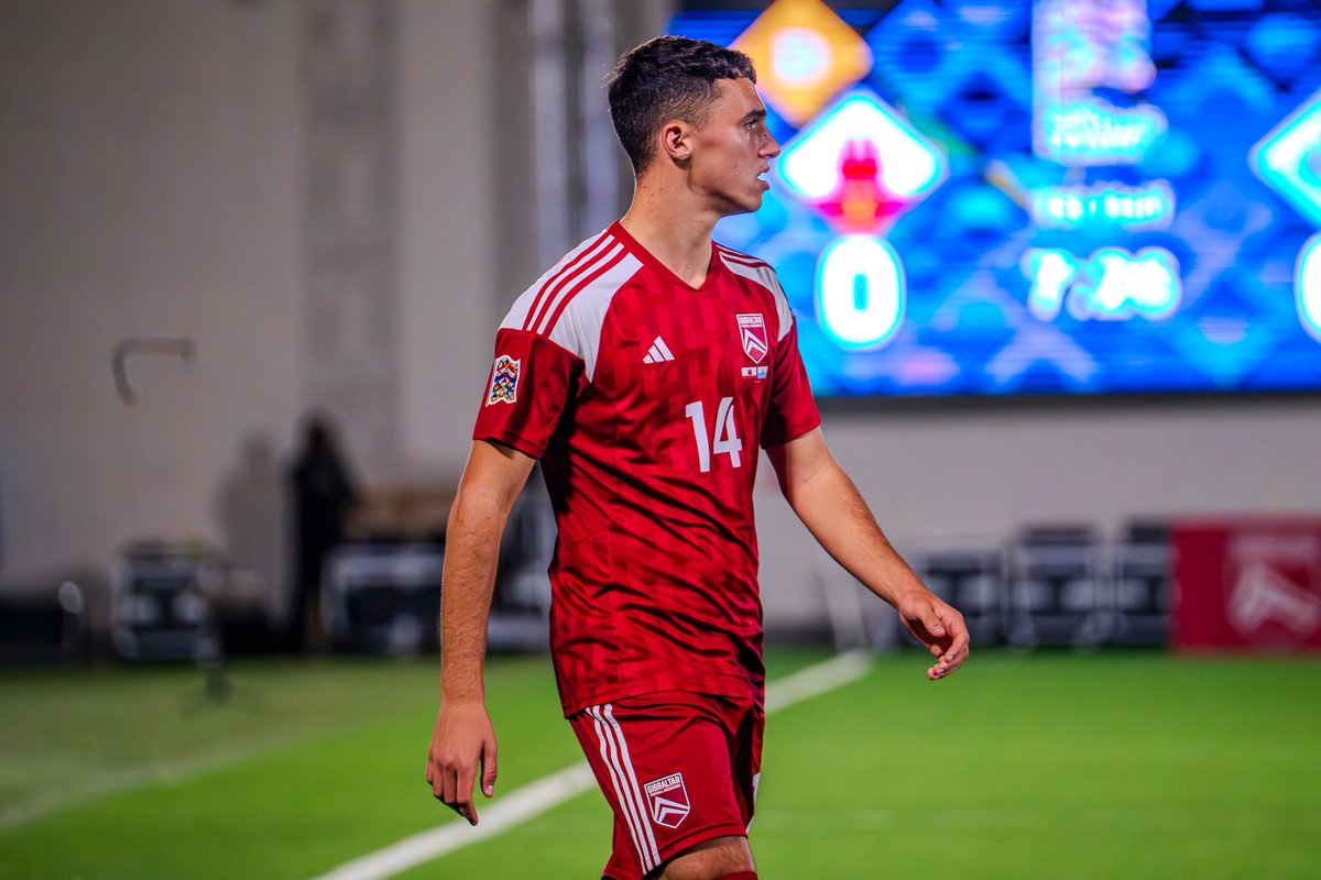 GibraltarFA's tweet photo. IT'S VICTORY FOR GIBRALTAR! 🇬🇮 1 - 0 🇸🇲

A second half Ethan Britto strike secures the three points that sends Gibraltar top of the table in Group 1, League D of the UEFA #NationsLeague https://t.co/PRcD4vQQ20