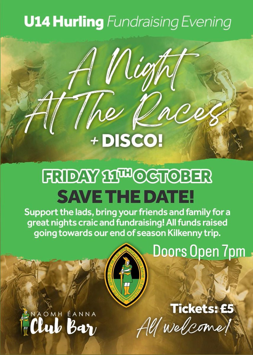 We are set up and ready to go 🐎🐎🐎. Come along and support the lads. 
Everyone welcome 🐎