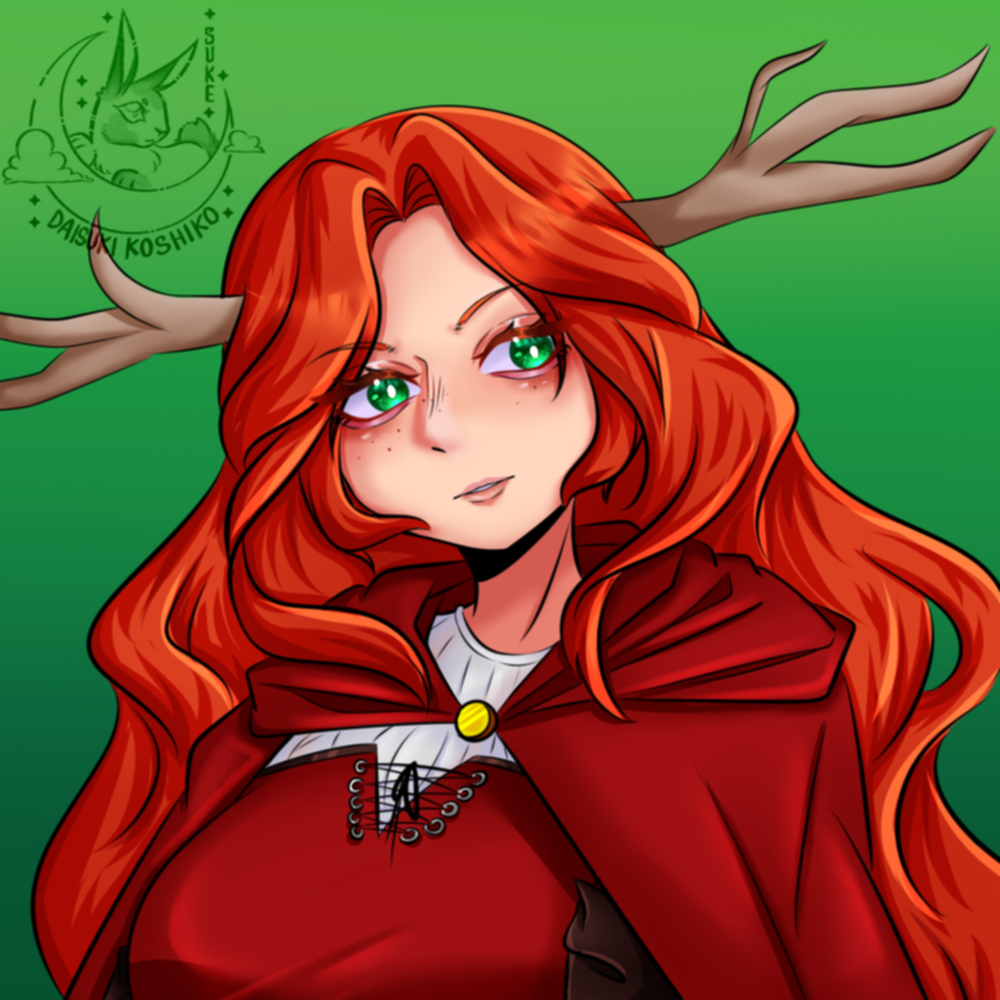 Elwynn, minha Eiradaan Clériga de Thyatis.  Icon feito pela maravilhosa <a href="/DaisukiKoshiko/">| 🥕Vartist Suke 🐇 || Comiss open</a>!  

Tô APAIXONADA!

#RPG #TTRPG #Tormenta #Tormenta20