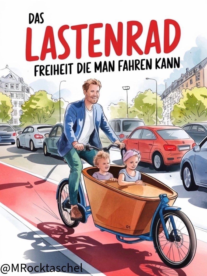 MRocktaschel's tweet image. Das Lastenrad - Freiheit die man fahren kann.