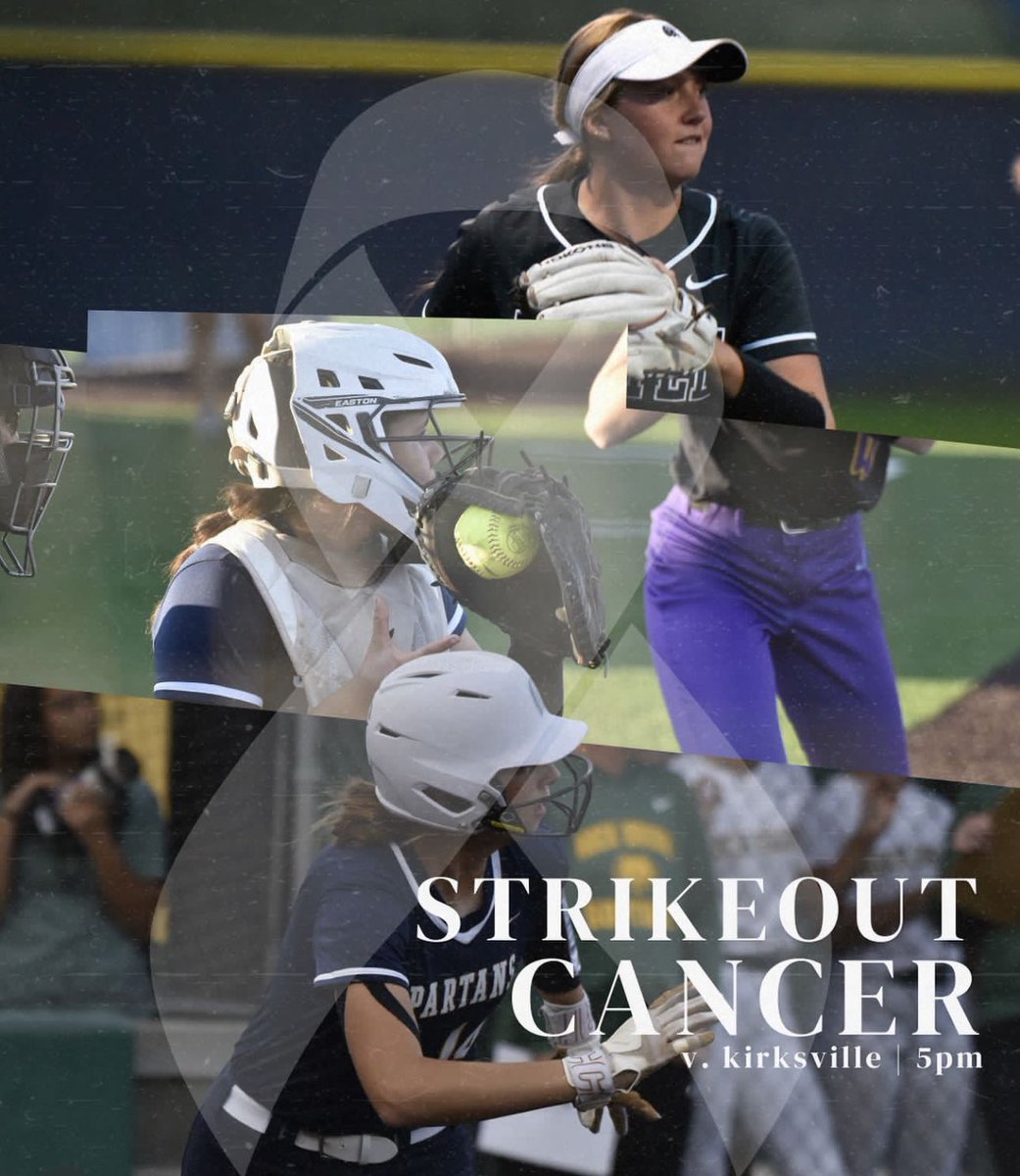 TONIGHT the Lady Spartans are recognizing and playing for those who have battled with cancer. Come out and support as we support those who have and/or are still fighting! 💙🎗️#battlesoftball #battlespartans #battlebuilt #strikeoutcancer #cancerawareness <a href="/BattleAthletics/">Battle Athletics & Activities</a>