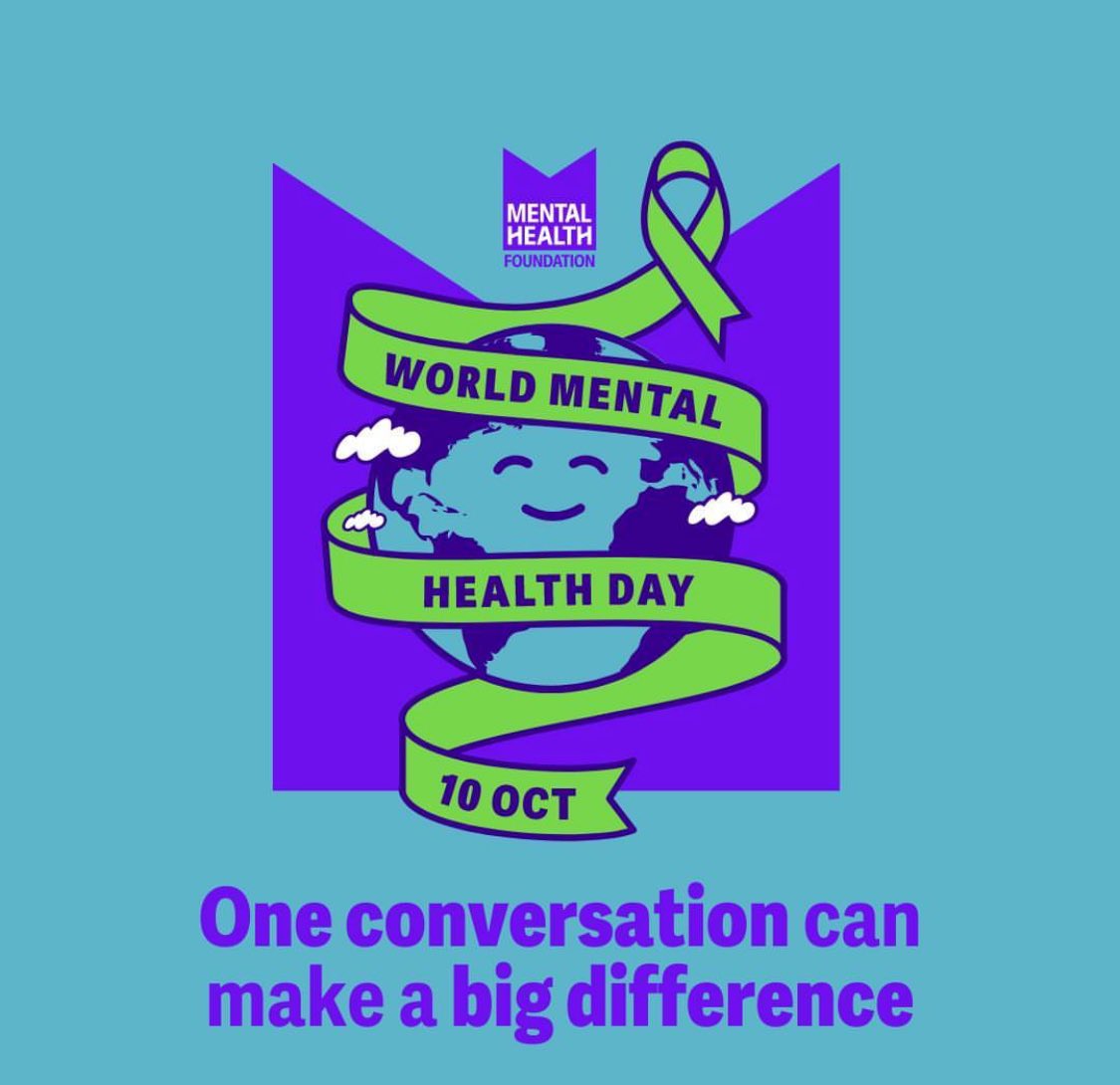 brown_elc's tweet photo. Having fought a battle in my head for so many years, on World Mental Health Day, I know the best advice is just to ask someone if they are ok? Open conversation about we feel, makes managing the ups and downs easier and normalises that it’s #oknottobeok #WorldMentalHealthDay https://t.co/kM3vjdVAPj