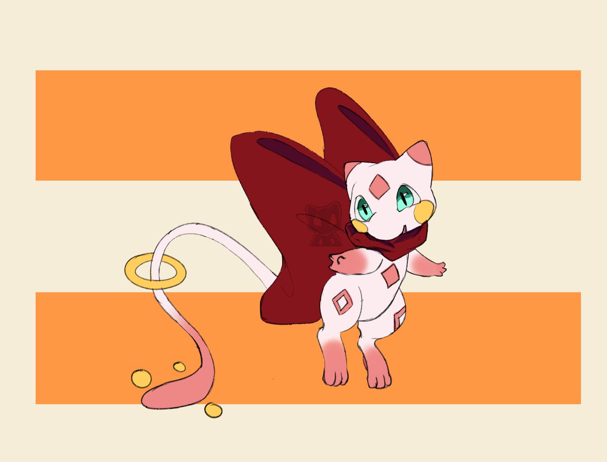 Mewwikyu's tweet image. My Mewsona! #mew #ミュウ