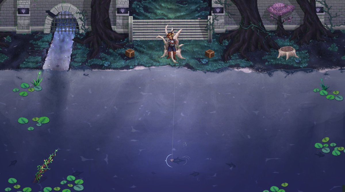 wrong_sean's tweet image. Hey, Twitter👋 

Meet my game! 🎣🐟🪝