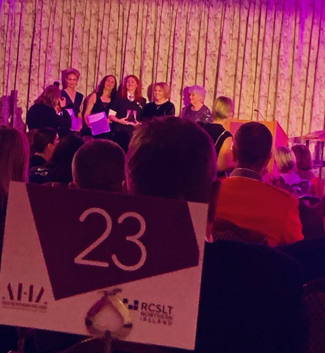 Wooohoooo!! Congrats to Speech and Language Therapist Heather Stevenson and dietician Katherine Hudson whose “milkshakes matter” project has been named winner of the Outstanding Leadership award at ⁦<a href="/AHAwards/">AHAwards💙</a>⁩ 🙌🏻✨🎉