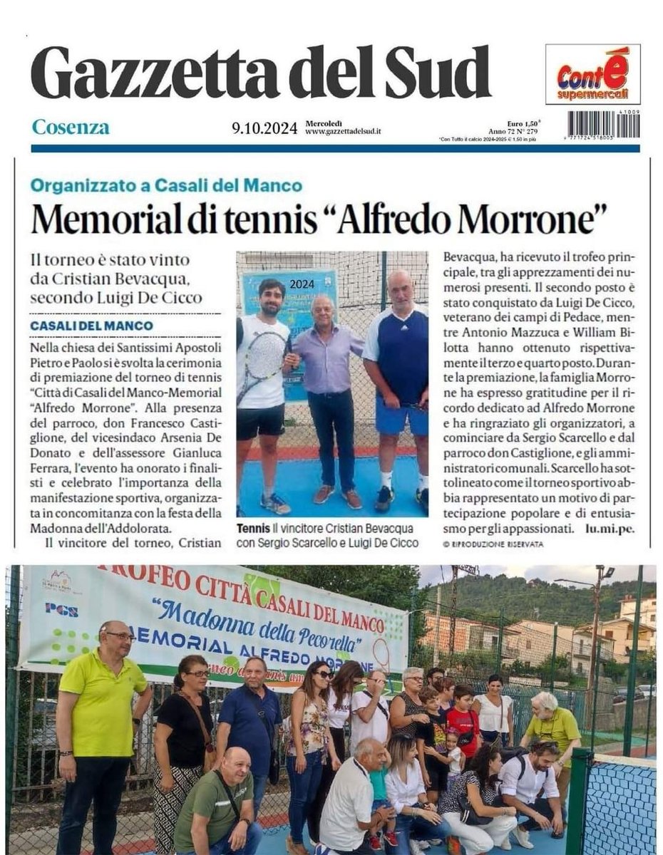 ScarcelloSergio's tweet photo. #memorialalfredomorrrone #casalidelmanco #parrocchiassapostolipietroepaolo https://t.co/UyLbUW5jFV