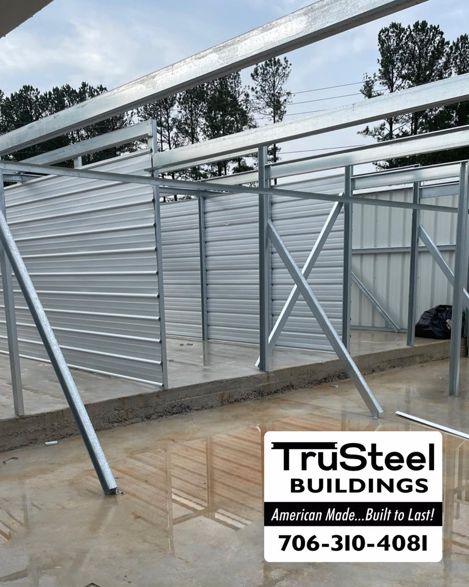 sethdmccart's tweet image. &quot;Transformation Thursday! We turned an open field into a awesome mini-storage facility. If you can dream it, we can build it! #BeforeAndAfter #SteelBuildingDreams&quot; #ministorage #steelbuildings