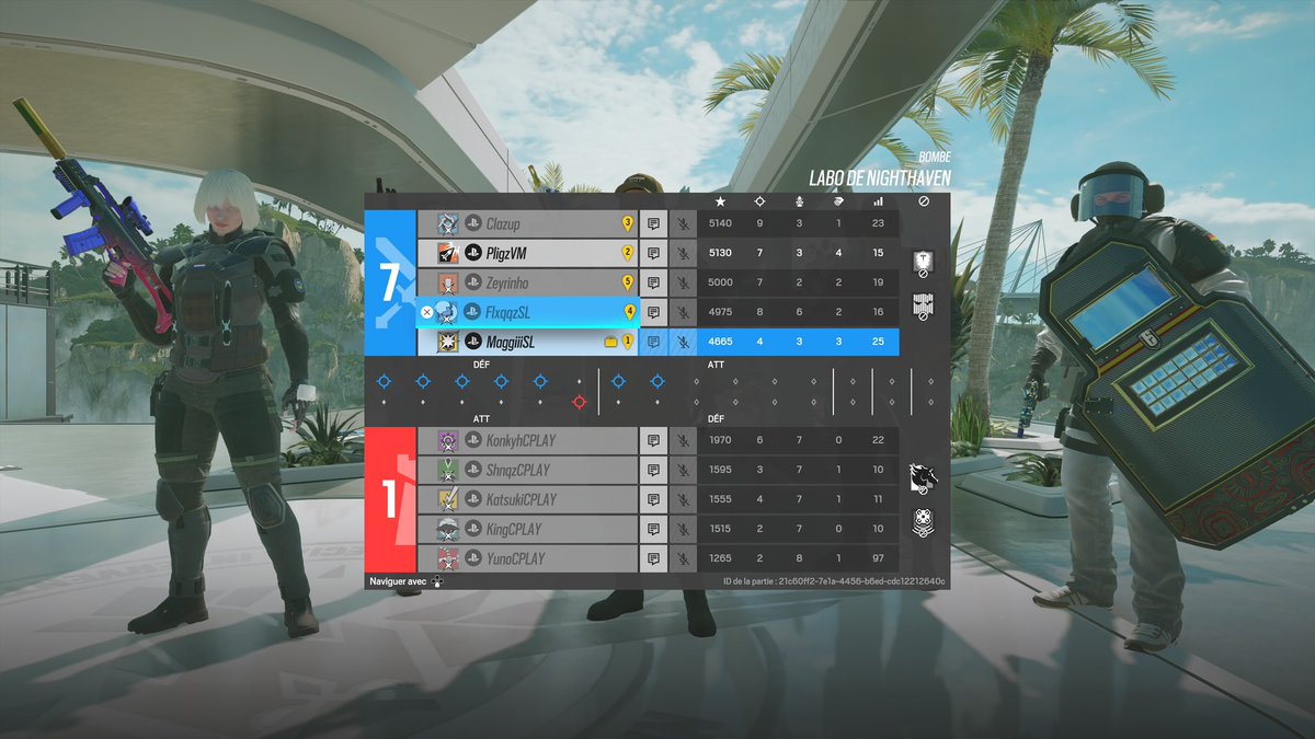 ๐๐๐๐๐โ๐ ๐ (@cg_tabasco) on Twitter photo ๐ด MATCH RESULT ๐ด
In @EUROPEAN_R6 groupe stage W1*
๐ @CPLAY_R6_Team
โ
Win 1-0 / 7-1 /
LU :
<a href="/mvxiim10/">Carnalitoo ๐ฎ๐น</a> ( MVP )
<a href="/Maggrint_/">๐ธ๐๐๐๐๐๐ค๏ธ</a>
<a href="/Zeyrinho/">ZeY.๐ซ๐ท๐</a>
<a href="/Pligz_/">๐ซ๐๐พ๐๐</a>
<a href="/vFlxqqz/">๐น๐ฟ๐ณ๐ฌ๐ฌ๐ต | ๐๐</a> ๐ด MATCH RESULT ๐ด
In @EUROPEAN_R6 groupe stage W1*
๐ @CPLAY_R6_Team
โ
Win 1-0 / 7-1 /
LU :
<a href="/mvxiim10/">Carnalitoo ๐ฎ๐น</a> ( MVP )
<a href="/Maggrint_/">๐ธ๐๐๐๐๐๐ค๏ธ</a>
<a href="/Zeyrinho/">ZeY.๐ซ๐ท๐</a>
<a href="/Pligz_/">๐ซ๐๐พ๐๐</a>
<a href="/vFlxqqz/">๐น๐ฟ๐ณ๐ฌ๐ฌ๐ต | ๐๐</a>
