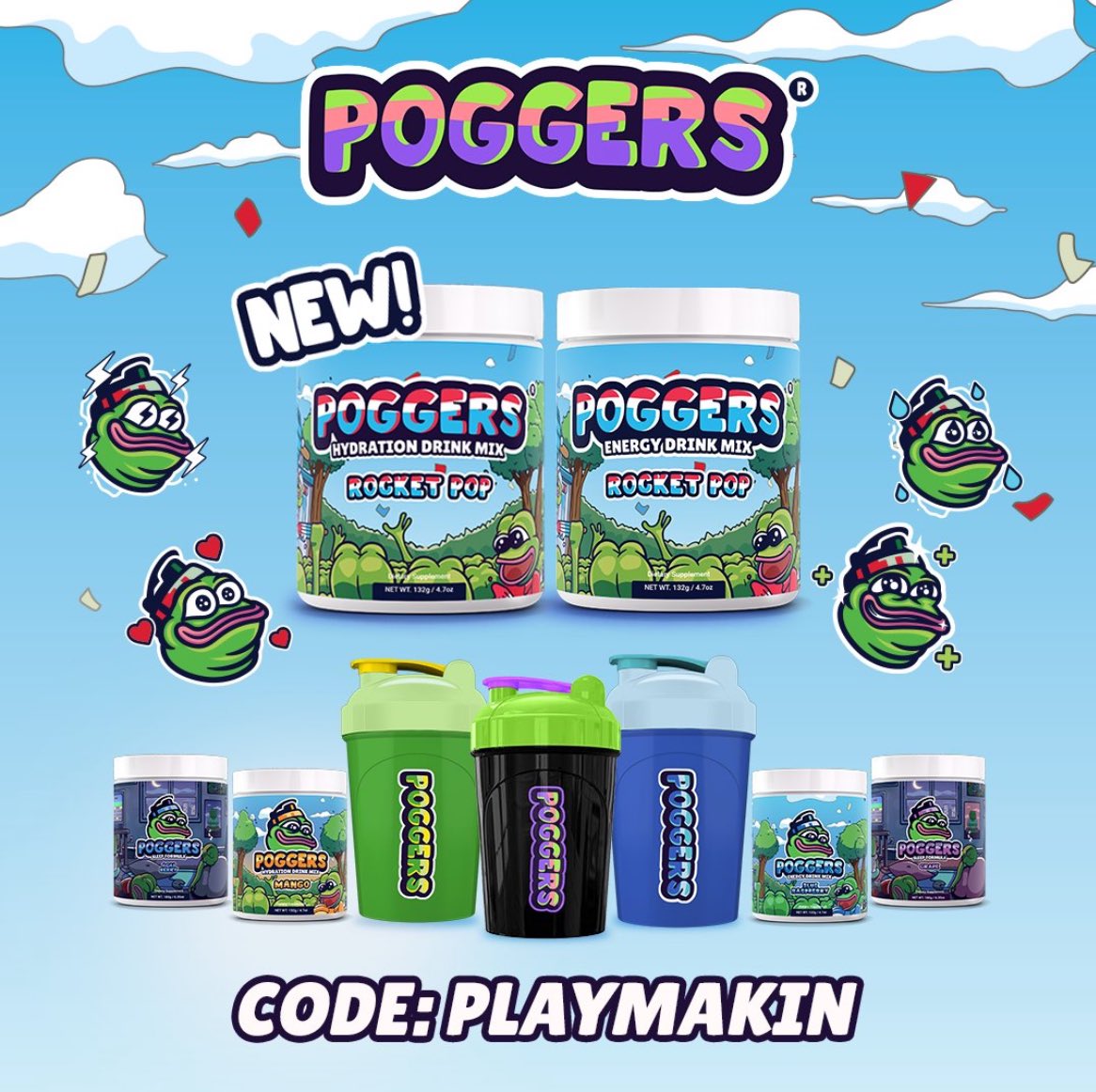 Playmakin ๐ฅ (@playmakin_) on Twitter photo Official partner with <a href="/PoggersShop/">POGGERSยฎ ๐ธ</a> . Use Code Playmakin for all โPOGGERSโ purchases , 10% off. Official partner with <a href="/PoggersShop/">POGGERSยฎ ๐ธ</a> . Use Code Playmakin for all โPOGGERSโ purchases , 10% off.