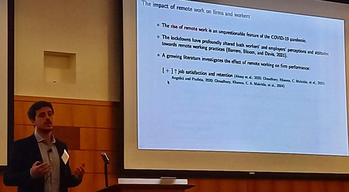 Davide Rigo (@davide_rigo_) on Twitter photo Very proud to see <a href="/filippo_boeri/">Filippo Boeri</a> presenting our work on the impact of remote work on firm productivity! <a href="/SIEPR/">Stanford Institute for Economic Policy Research</a> #WFH #remotework #stanforduniversity <a href="/LSEGeography/">LSE Geography & Environment</a> Very proud to see <a href="/filippo_boeri/">Filippo Boeri</a> presenting our work on the impact of remote work on firm productivity! <a href="/SIEPR/">Stanford Institute for Economic Policy Research</a> #WFH #remotework #stanforduniversity <a href="/LSEGeography/">LSE Geography & Environment</a>