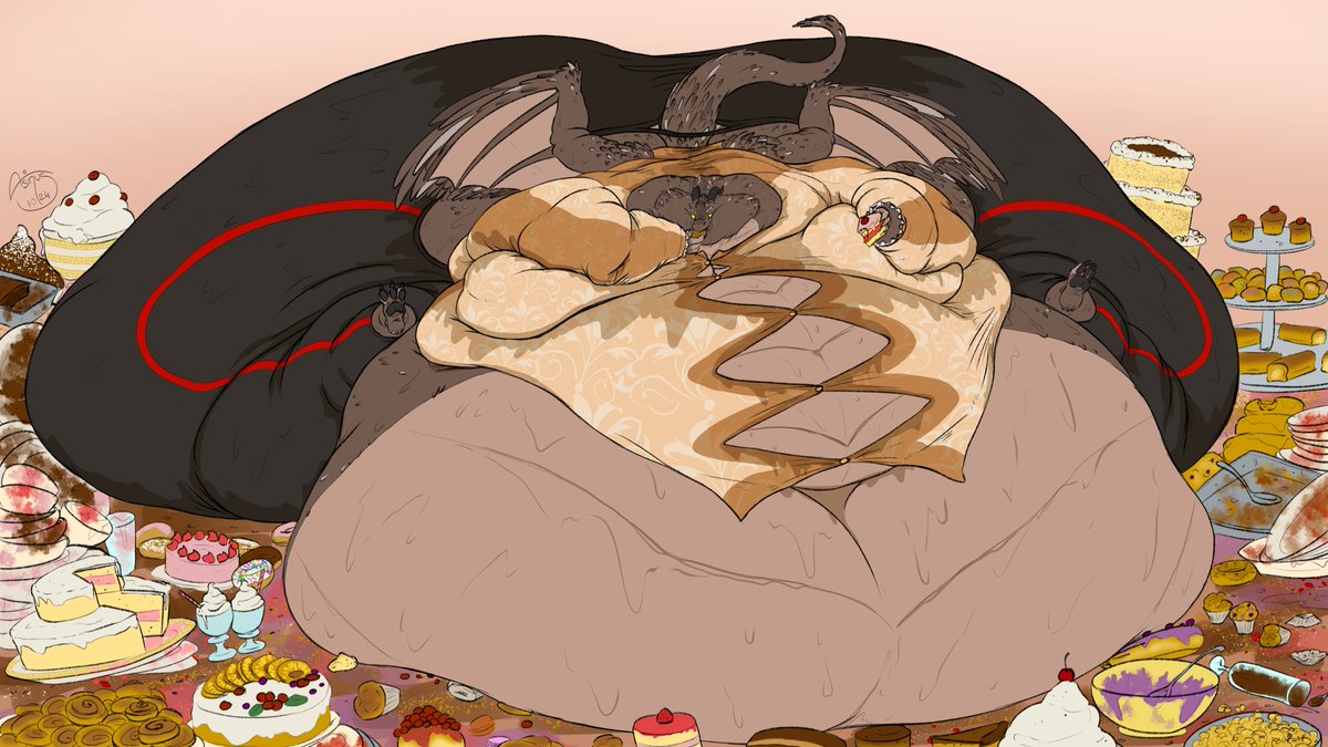 So many sweets.
So little time. 
So much Owlgon~~

Done by the awesome AsinusAdLyram