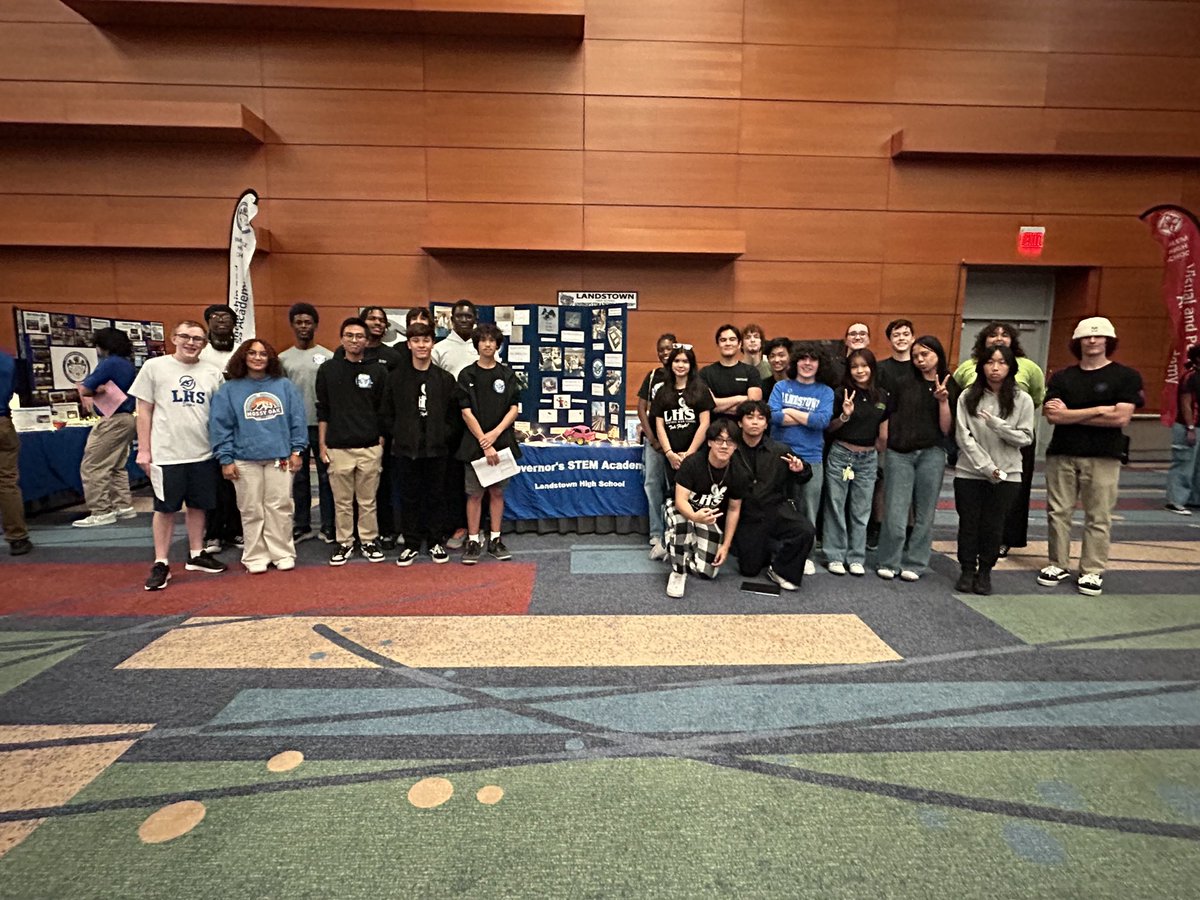 STEMAcademyLHS's tweet photo. We are ready to meet the future @LandstownEagles at the @vbschools Academy and Academic Program Night. #thefutureisSTEM #EagleNation https://t.co/C42rRFysCy