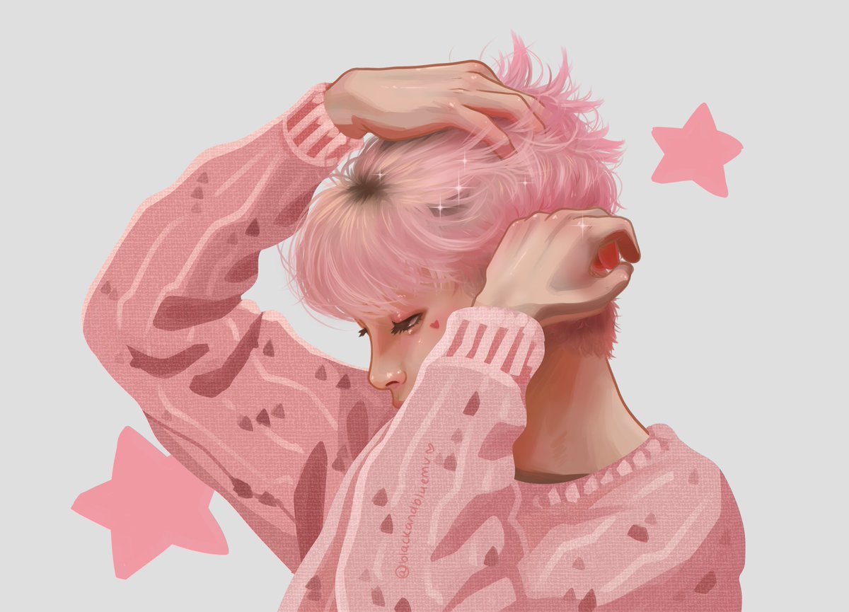 blackandbluemv's tweet photo. cleaned up my pink bin doodle 🤲

#성한빈 #zb1fanart https://t.co/4wP2aea4LZ