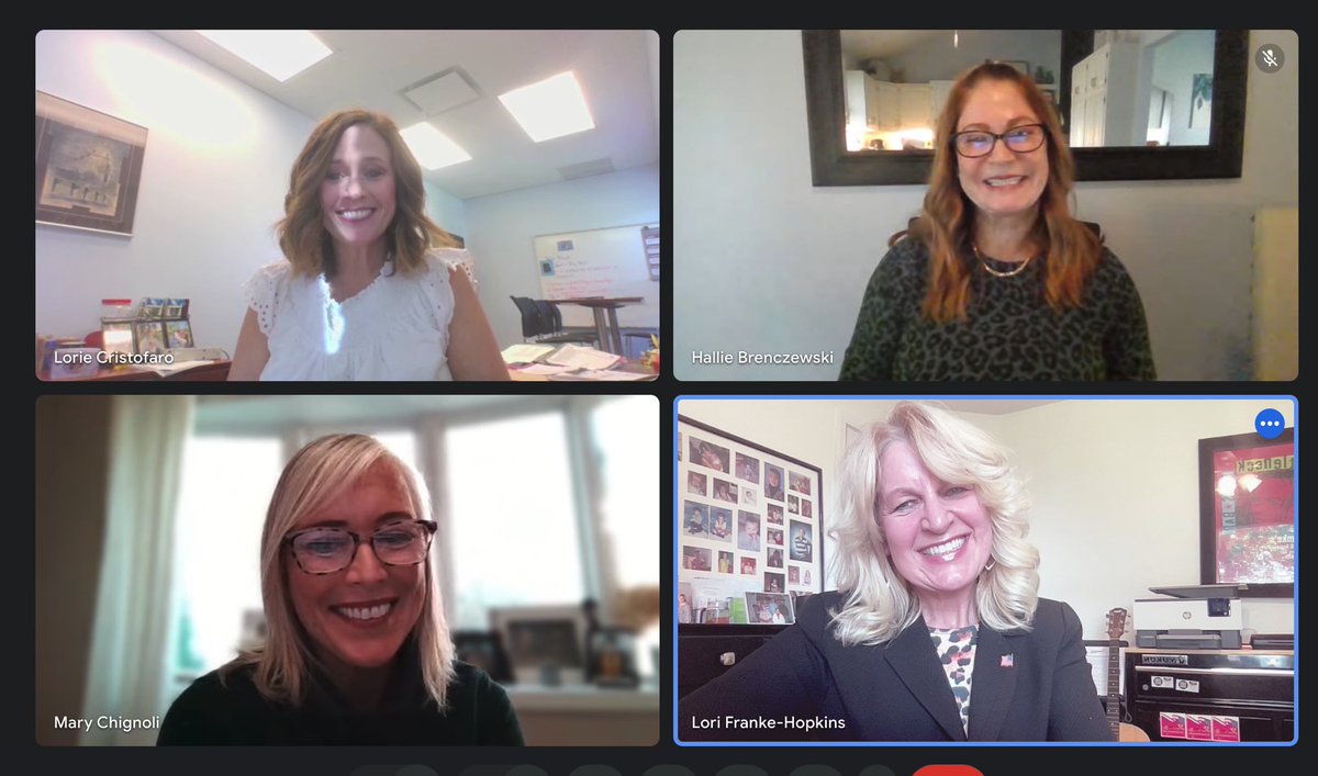 You know those times when you meet with incredible women leaders who bring the joy?!? 🥰 Yeah, me too!! 
Thank you, <a href="/loriecristofaro/">Lorie Cristofaro</a>, <a href="/ChignoliMary/">Mary Chignoli</a>, <a href="/HBrenczewski/">Hallie Brenczewski</a>!! 💛💛💛
Y’all rock!! 🎶#letsgogirls 🙌🏻
#sharingthegoodstuff