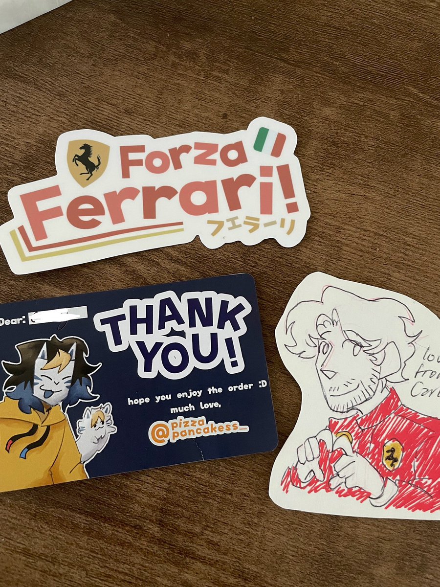 shapesinthedark's tweet photo. I just got my sticker, thank you so much!! and thank you for adding Carlos, I will cherish him so dearly <3 @pizzapancakess_ https://t.co/b6CvMp6AKv
