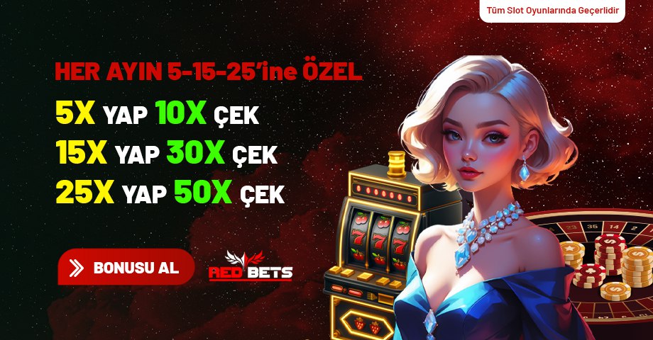 redbetscom's tweet photo. ⚡️5x-15x-25x REDBETS Duello⚡️

🔶Tüm yatırım yöntemleri ile gerçekleştirilen sadece 1.000 TL yatırım için geçerlidir.

🔶Bir kullanıcı, bu kampanyadan sadece ayın 5'i, 15'i ve 25'i günleri yararlanabilir.

🔶Bu kampanya sadece Slot lobisindeki oyunlar için geçerlidir.

🔶Kullanıcılara sunulan bu promosyon, her ayın 5, 15 ve 25'inde gerçekleştirilecektir. Her ayın 5,15 ve 25'inde bakiyesini 5 katına çıkaran kullanıcılara 10x ,15 katına çıkaran kullanıcılara 30x ödül verilirken,bakiyesini 25 katına çıkaran kullanıcılara 50x ödül verilecektir.
https://t.co/mZgAe8jZ1o