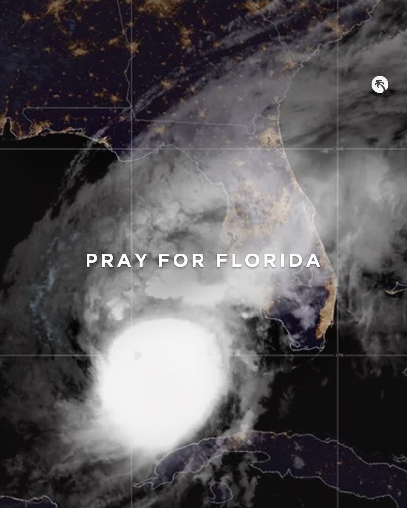 As our thoughts and prayers go out to those in Florida, we ask that everyone troubled with this category 5 hurricane be protected and safe from harm. United we stand strong in the face of all adversity‼️‼️🖤🩶