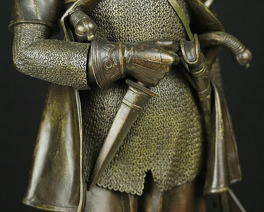 Sausruqo's tweet photo. Title: Title: #Kabardian (#Circassian) Soldier
Name: A Caucasian-Kabardian soldier-warrior standing fully equipped
Artist: E.L. Lamy
Modelled: 1844
Foundry: E.Quesnel (French) π«π·βοΈ
Dimensions: h β 50 cm.
Status: Sold in 2019.
#CircassianArmour π‘
https://t.co/cpNuayb01t https://t.co/2X7PEvDz9p