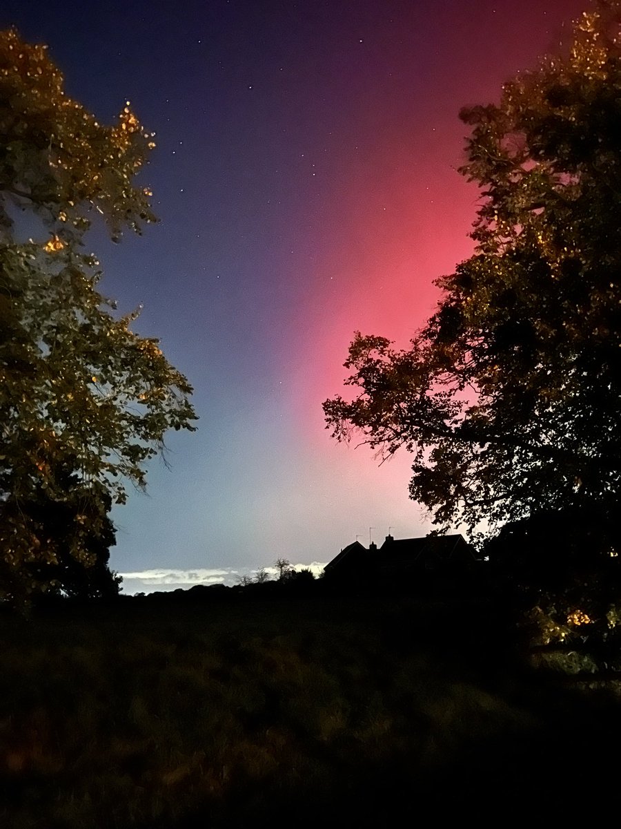 Have always wanted to see the #northernlights I came out to the garden and nature put on an amazing display!