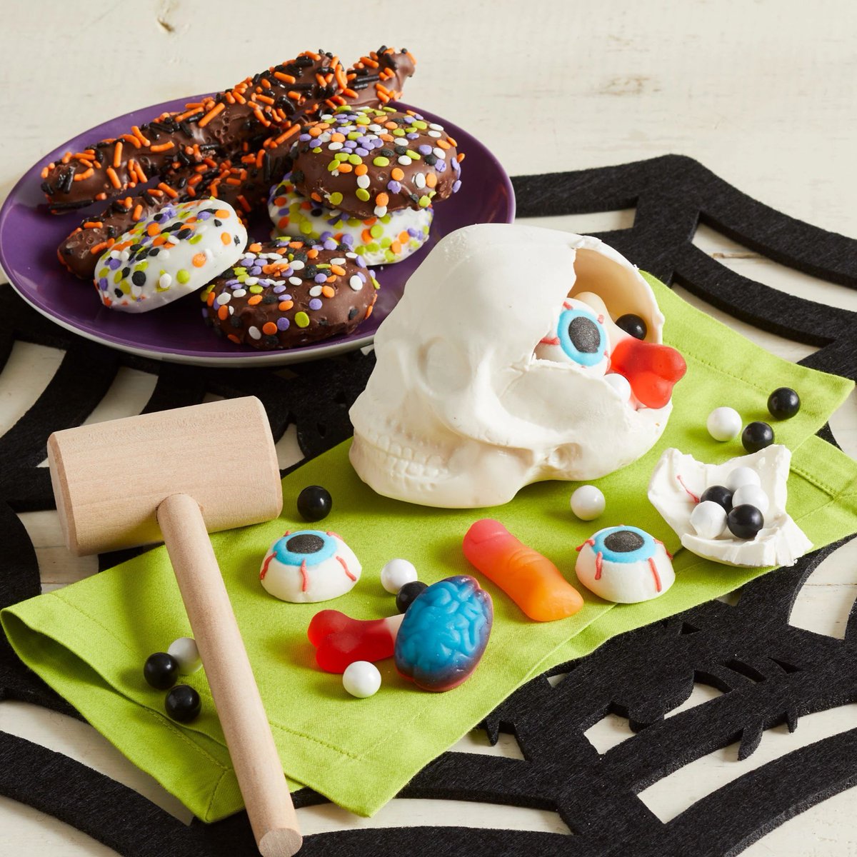Chocolate crusher and candy muncher ☠️ How fun is this Halloween breakable? bit.ly/3zsJDHe