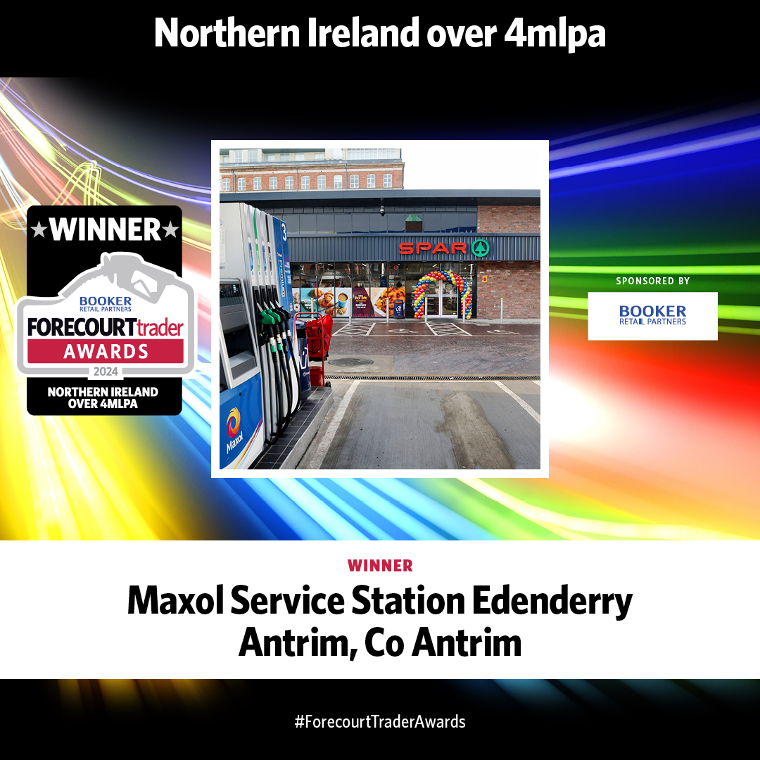 Forecourt Trader (@forecourttrader) on Twitter photo The award for Northern Ireland over 4mlpa sponsored by <a href="/BookerCatering/">Booker Catering</a> goes to… Maxol Service Station Edenderry – Co Antrim! #ForecourtTraderAwards The award for Northern Ireland over 4mlpa sponsored by <a href="/BookerCatering/">Booker Catering</a> goes to… Maxol Service Station Edenderry – Co Antrim! #ForecourtTraderAwards