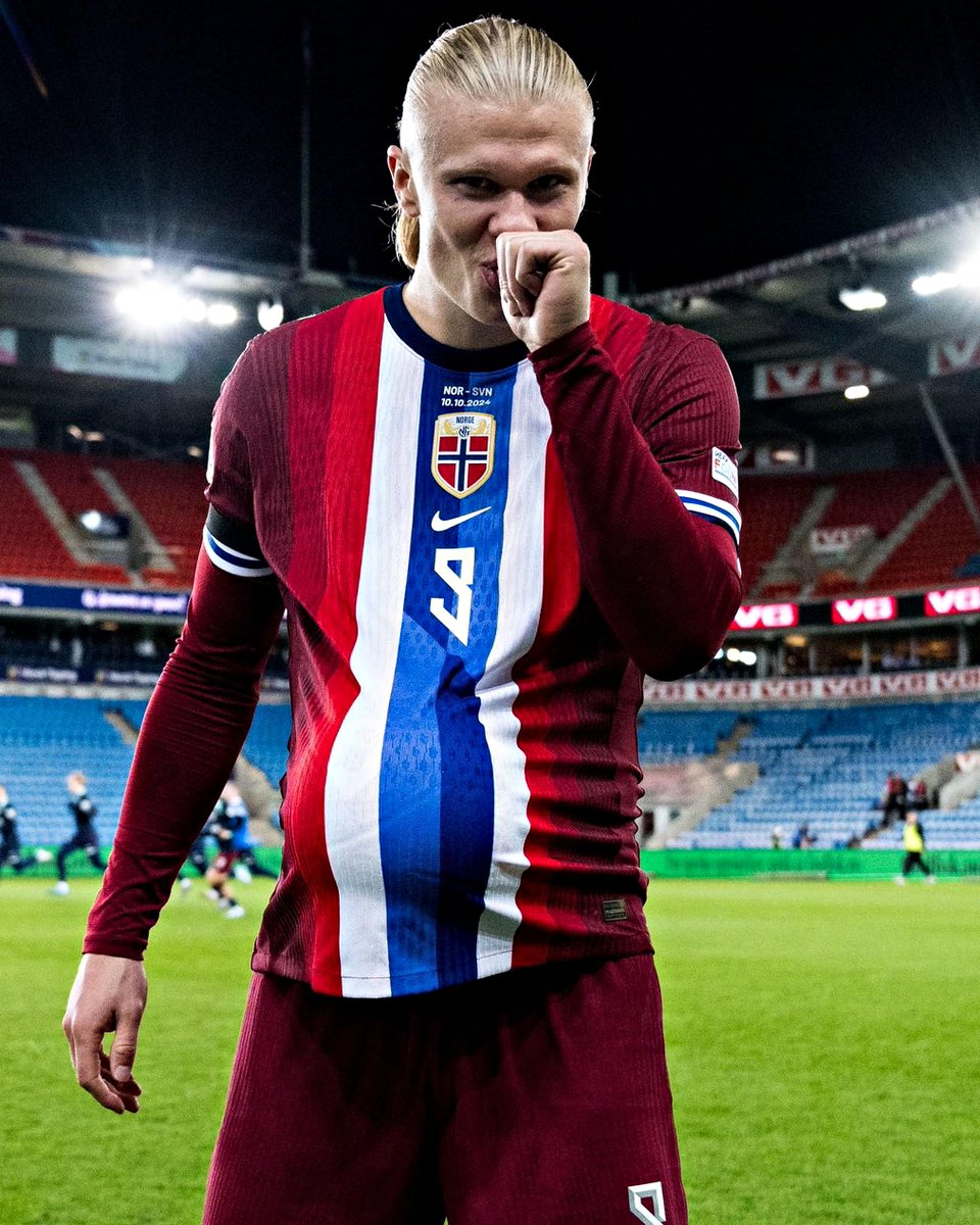 Haaland tornou-se o melhor marcador da história da seleção norueguesa, com 34 golos em 36 jogos... e revelou que vai ser pai pela primeira vez!