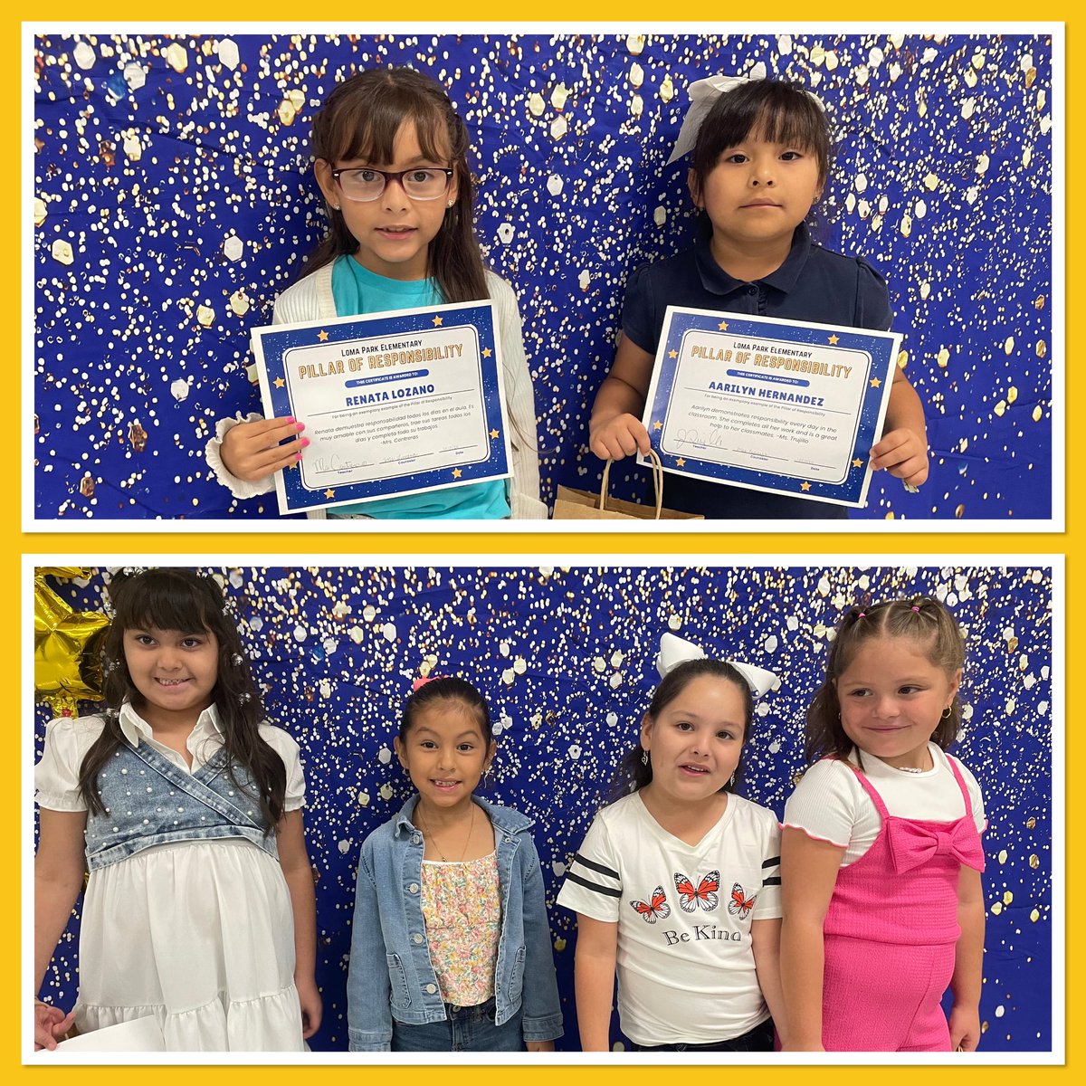 Loma_counseling's tweet photo. Today, Loma Park rocked its very first Charter Pillar Awards celebration! 🌟 Shout out to all the students showing off their Responsible superpowers. 💪🏆🎉 https://t.co/zVs2xnVd2L