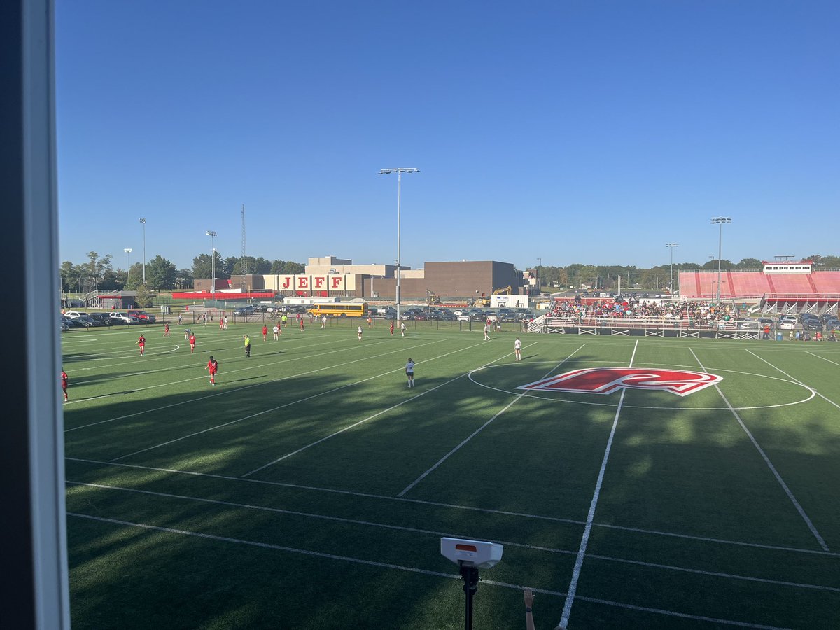Patrick Murphy (@patmurphynt) on Twitter photo Here at @JeffHS_AD for girls soccer Class 3A Sectional action between <a href="/JeffHS_GSoc/">Jeffersonville Lady Devils Soccer</a> (7-8) against <a href="/F_C_Athletics/">Floyd Central Athletics</a> (7-5-1) in the first of two Sectional semifinals.
Keep it here for updates.
<a href="/joshcookNT/">Josh Cook</a> Here at @JeffHS_AD for girls soccer Class 3A Sectional action between <a href="/JeffHS_GSoc/">Jeffersonville Lady Devils Soccer</a> (7-8) against <a href="/F_C_Athletics/">Floyd Central Athletics</a> (7-5-1) in the first of two Sectional semifinals.
Keep it here for updates.
<a href="/joshcookNT/">Josh Cook</a>