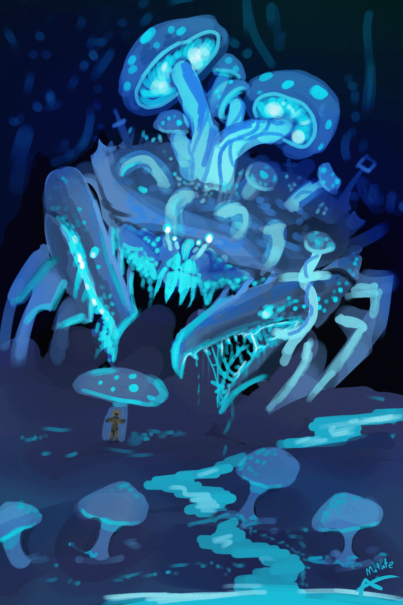 shark_draws's tweet photo. Calamitytober day 10 mutate #terraria #calamitymod https://t.co/RrVortZjd6