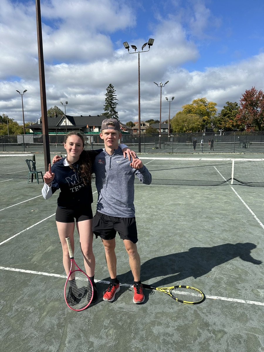 A chilly but beauty day on the <a href="/otlbctennis/">Ottawa Tennis and Lawn Bowling Club</a> courts as <a href="/ImmaculataOCSB/">Immaculata High School</a> was at the tennis East Final today. MAC walked away with two top finishes at the tournament and will be sending 9 athletes to both the Div A and Div B championships next week! Go mac go!