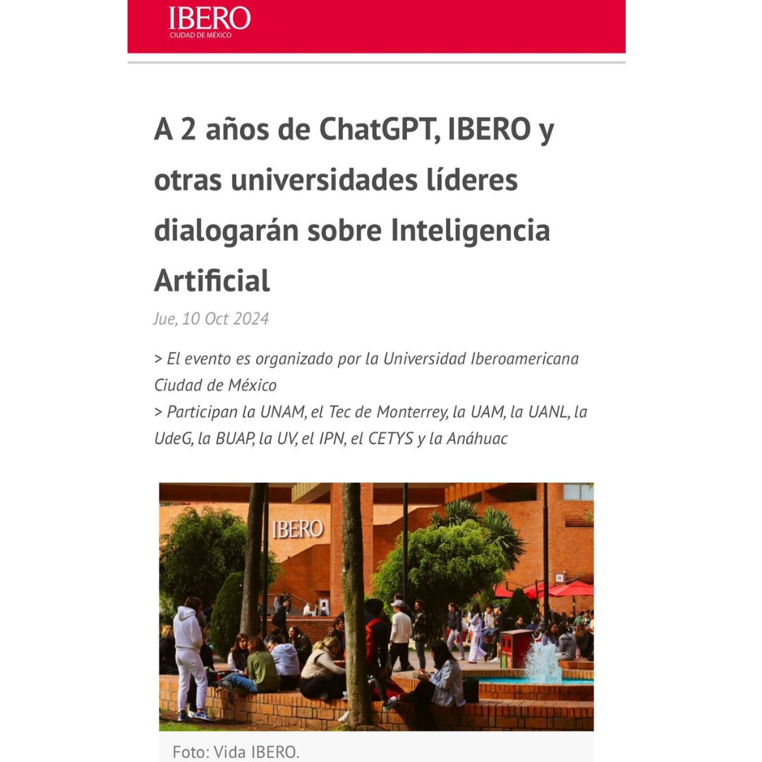 @ibero_cdmx <a href="/edlatamalliance/">Edlatam Alliance</a> @uanahuacmxnorte <a href="/ecosurmx/">@Ecosur</a> <a href="/uv_oficial/">UNIversitarios</a>

ibero.mx/prensa/2-anos-…