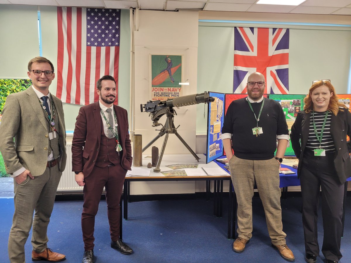 Another open evening done, this time 6th Form. Representing <a href="/vickersmg/">Vickers MG Collection & Research Association</a> again who kindly lent us the MG. This connection has been massively beneficial to our 6th Form students and we have some amazing plans on the way
