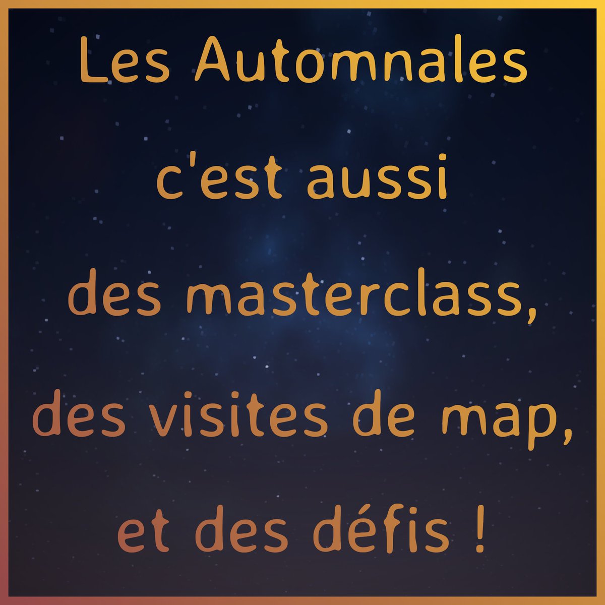 Automnales du Cube tweet media