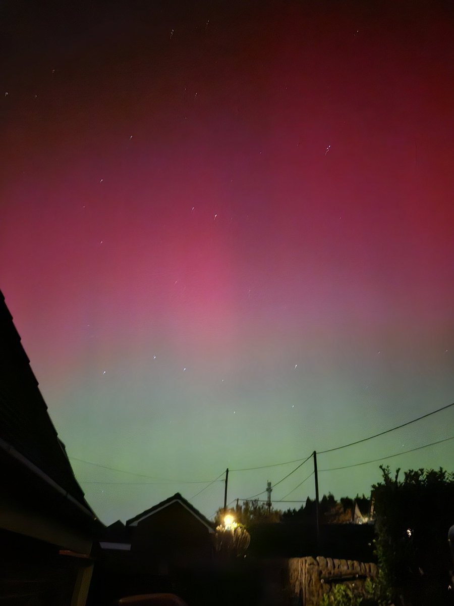 Northern lights from our house #northernlights