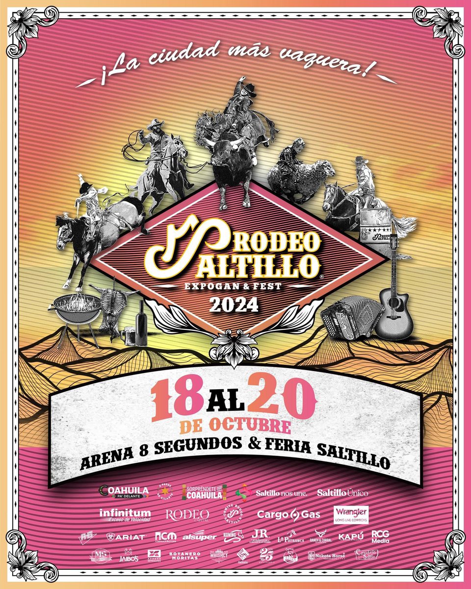 <a href="/CristinaAmezcua/">Cristina Amezcua</a> <a href="/mariomataq/">Mario Mata Quintero</a> <a href="/SaltilloTurismo/">Fomento Económico y Turismo Saltillo</a> Rafael Zúñiga, de la Marca Cuadra; el Chef Juan Ramón Cárdenas, Florentino Garza, del comité organizador del rodeo, y Raúl Rodarte, director de OCV Saltillo.

#CoahuilaPaDelante #APasosDeGigante #SorpréndeteConCoahuila

(3-3)