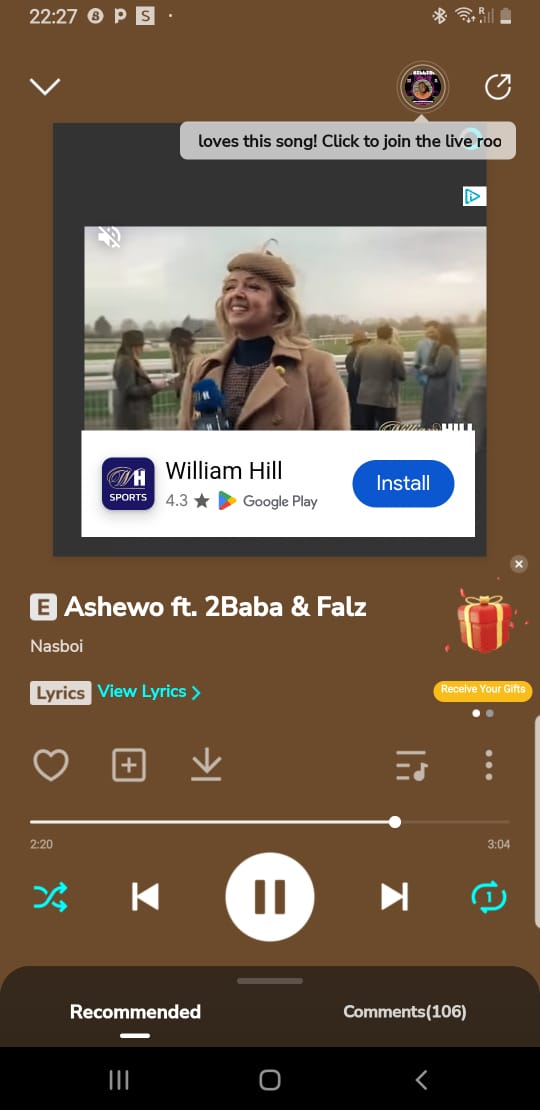 Telleshe's tweet photo. Played over 100 times 
1. You the only one telling Nigeria sitiation through music .."Hunger dey"
2.. you brought back the 2 ever best ..@2face , @falzthebahdguy ..common https://t.co/Tz2W1K0WIh