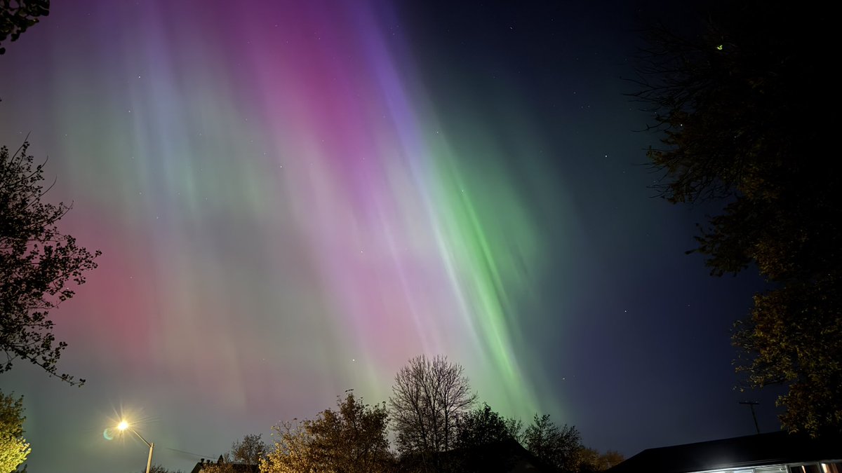 JoshZorn's tweet photo. What a show tonight while out for a walk! 
Pilot Butte, SK 
#aurora #saskatchewan https://t.co/EK5hvdndJr