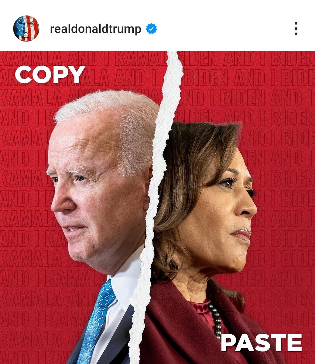 OMG, Trump just posted this on Instagram.