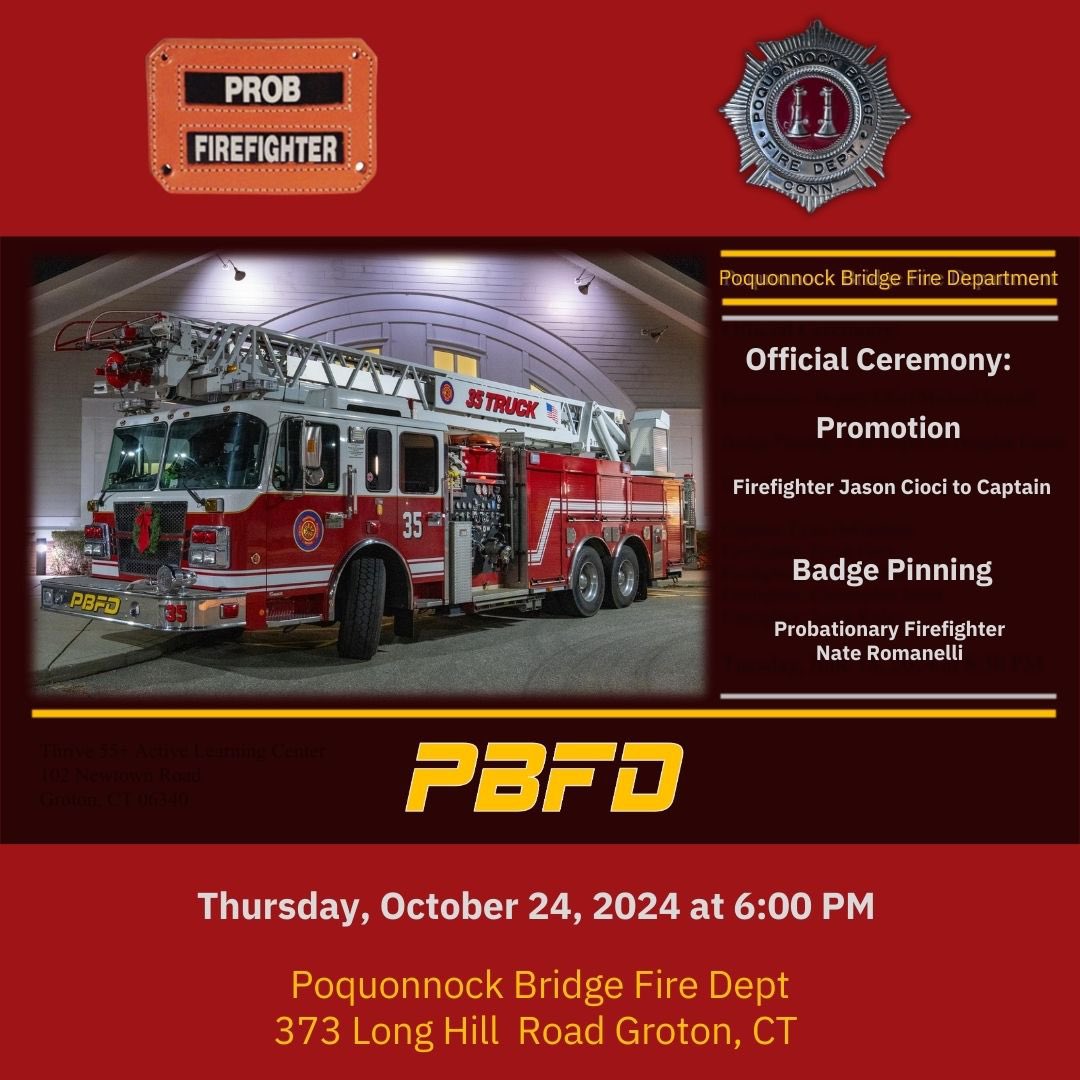 Poquonnock Bridge FF (@pbfd2704) on Twitter photo 
