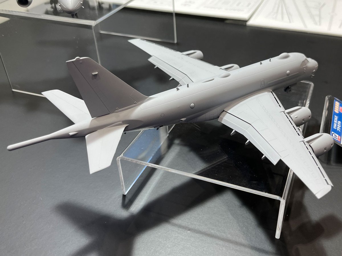 SN31「1/144 海上自衛隊 P-1 哨戒機」(プラモデル)も3Dプリントの